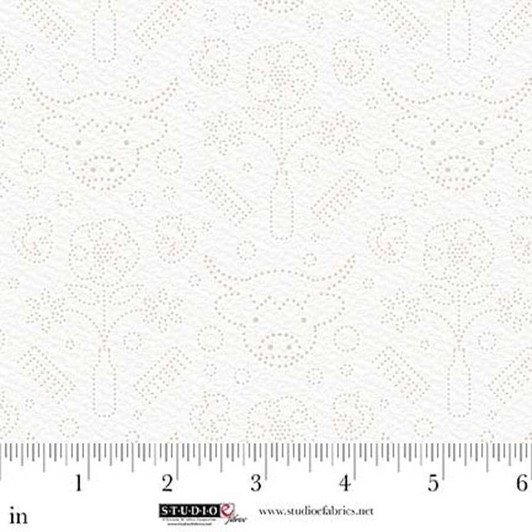 Studio E - Bathing Bonnies - Square to Spare, Cream