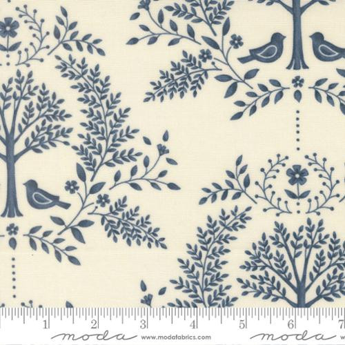 Moda - Family Tree - Family Tree Damask, Warm White