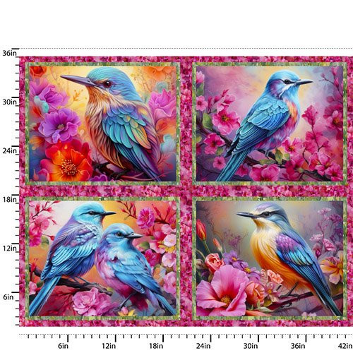 3 Wishes - Spring Into Beauty - 36" Pillow Panel, Multi