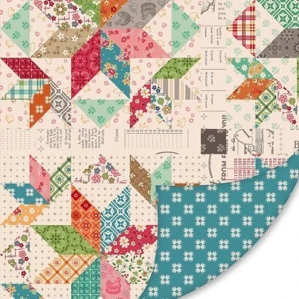 Riley Blake - Double Lush Velvet - 2 yards x 60" Wide - Farmer's Daughter, Multi