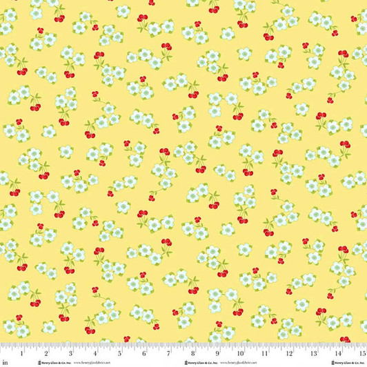 Henry Glass - Jubilee - Small Cherry Toss, Yellow