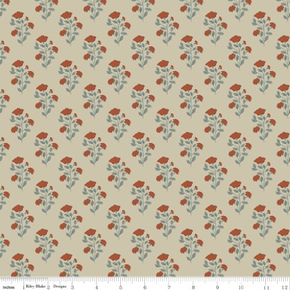 Riley Blake - Ambleside - Flower Stems, Sand