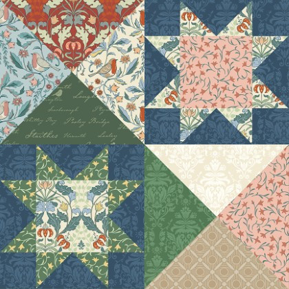 Riley Blake - Ambleside - Cheater Print, Multi