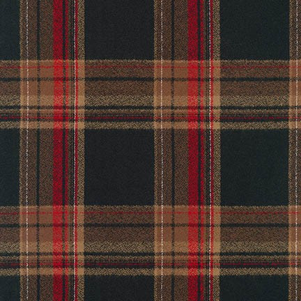 Robert Kaufman - Mammoth Flannel - Plaid, Russet