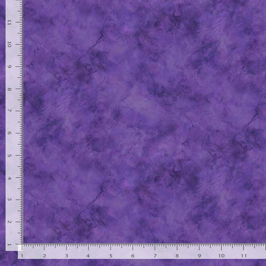 Timeless Treasures - Mystic Meadow - Water Color Texture, Amethyst