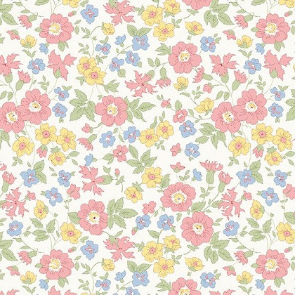 Marcus Fabrics - Aunt Grace Rock My Baby - Flower Garden, Multi