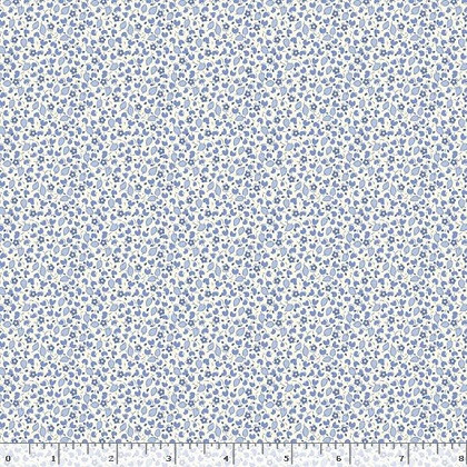 Marcus Fabrics - Aunt Grace Rock My Baby - Ditsy, Blue