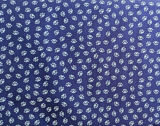 David Textiles - Simple Paws, Navy