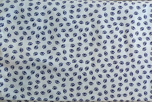 David Textiles - Simple Paws, White