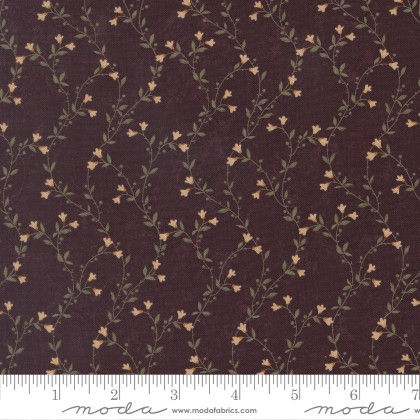 Moda - Quail Run - Creeping Vine Florals, Mulberry