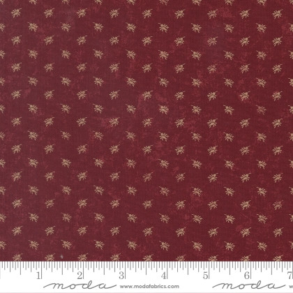 Moda - Quail Run - Seed Wheat Blenders, Brick