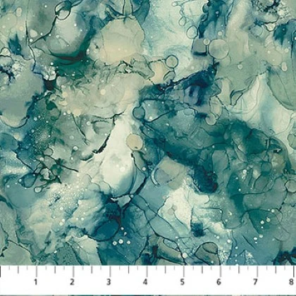 Northcott - Whisper - Texture, Teal