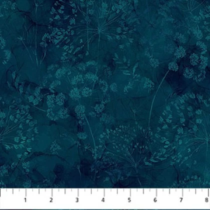 Northcott - Whisper - Flower Blender, Navy