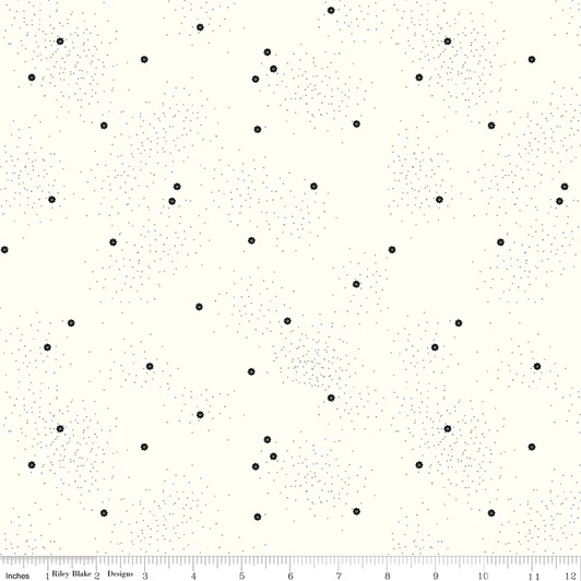 Riley Blake Basics - Dainty Daisy - Licorice