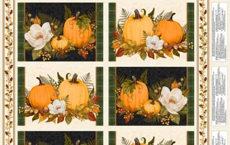 Wilmington Prints - Oh My Gourd! - 24" Placemat Panel, Multi