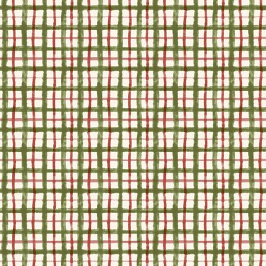 Marcus Fabrics - Friends & Flakes - Plaid, Multi