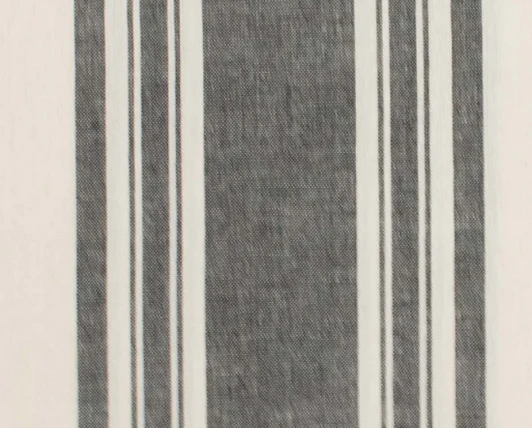 Dunroven House - Homespun - Farmhouse Stripe, Black/White