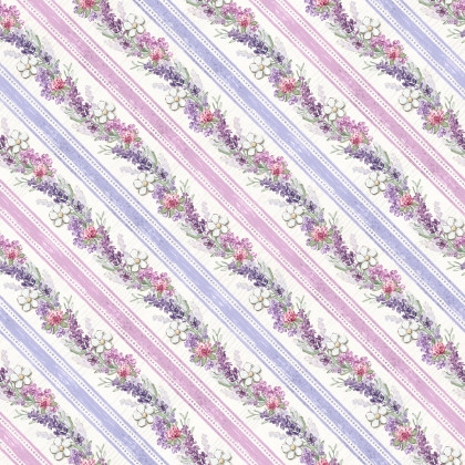 Lumin Fabrics - Sweet Honey Bee - Ticking Stripe, Purple
