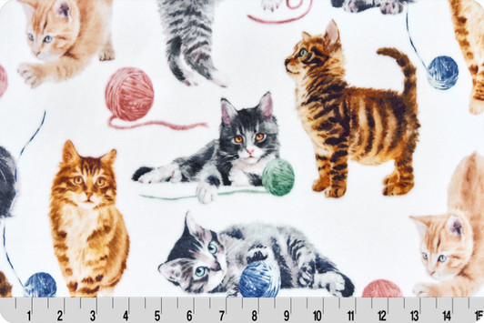 Copy of Shannon Fabrics - Cuddle Prints - Dog-Pile, Beige