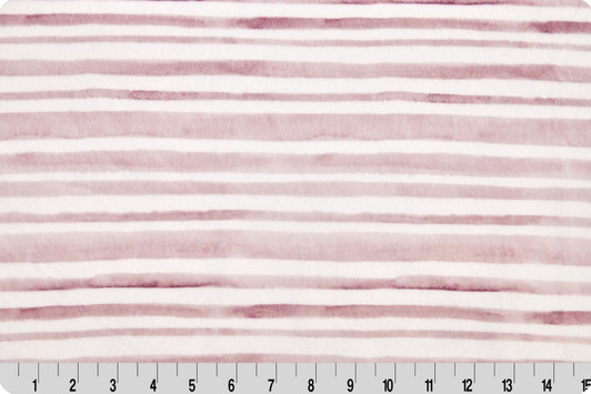 Shannon Fabrics - Cuddle Prints - Stripe, Rosewater