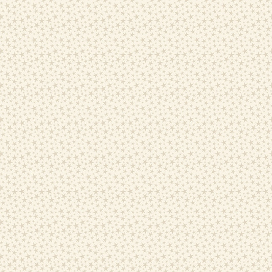 Lumin Fabrics - Stripes and Stars - Tiny Stars, Cream