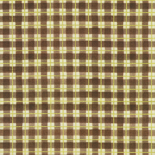 Robert Kaufman - Hello Fall - Checkered, Chestnut