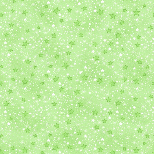 A.E.Nathan - Comfy Flannel Prints - Stars, Green