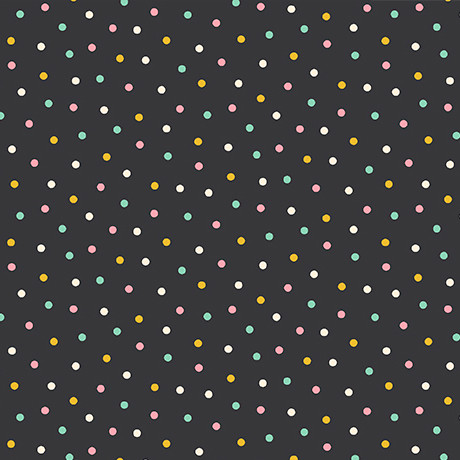 Quilting Treasures - Flora & The Fox - Dot, Black