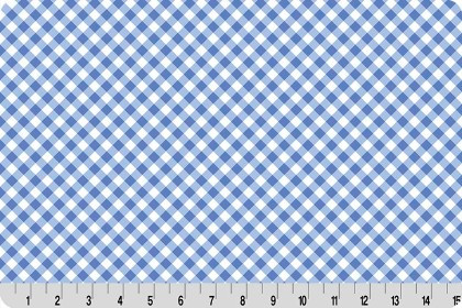 Shannon Fabrics - Quilting Cuddle - Cottage Rose Lane - Gingham, Blue Bonnet