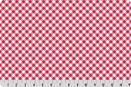 Shannon Fabrics - Quilting Cuddle - Cottage Rose Lane - Gingham, Candy Apple