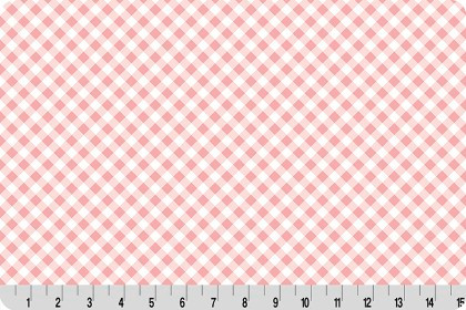 Shannon Fabrics - Quilting Cuddle - Cottage Rose Lane - Gingham, Seashell