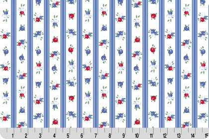 Shannon Fabrics - Quilting Cuddle - Cottage Rose Lane - Nottinghill, Blue Bonnet