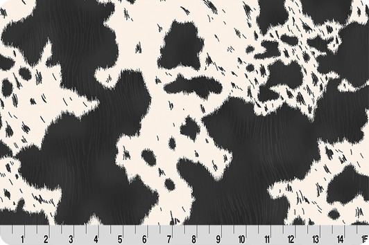 Shannon Fabrics - Quilting Cuddle - Echoes of The Range - Longhorn, Black