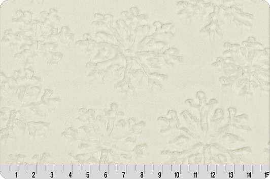 Shannon Fabrics - Luxe Cuddle - Snowflake, Natural