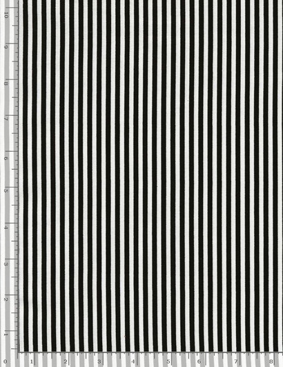 Timeless Treasures - Basics - 1/8th Stripe, Black