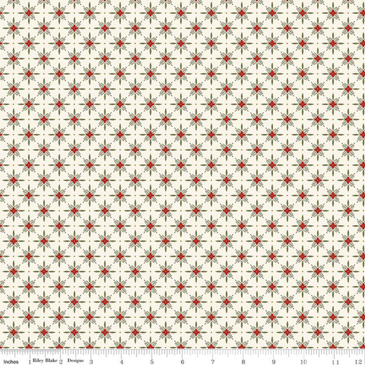 Riley Blake - Christmas Greetings - Twinkle, Cream