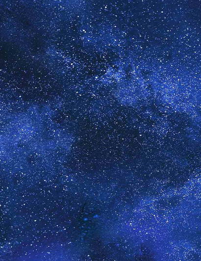 Timeless Treasures - Aurora - Starry Sky, Royal