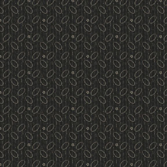 Marcus Fabrics - Black Sheep Cottons - Oval Bars, Black