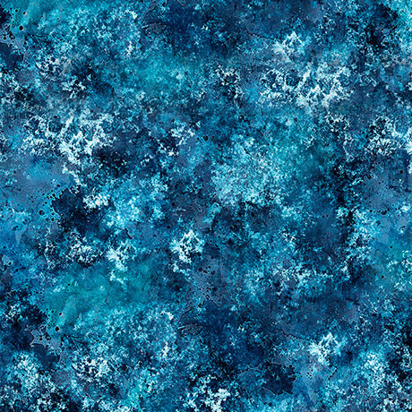 Quilting Treasures - Nauticus - Mottled Texture, Ocean
