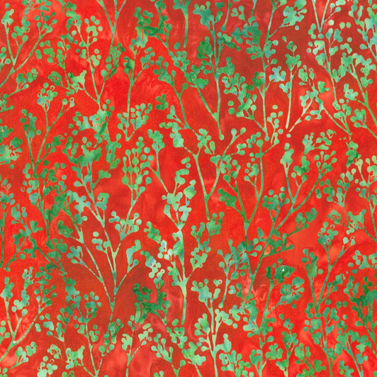 Robert Kaufman - Artisan Batiks: Christmas Cheer, Cranberry