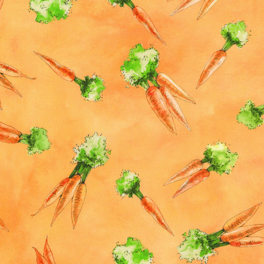 Robert Kaufman - Wishwell: Garden Goodness, Carrot