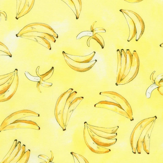 Robert Kaufman - Wishwell: Garden Goodness, Banana
