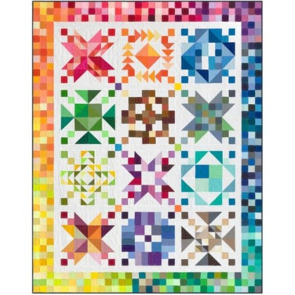Robert Kaufman - KONA BOM: Color Patchwork Party Pattern