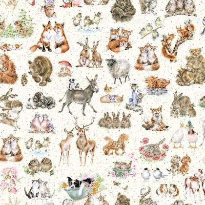 Maywood Studio - Together is Better - Animals, Ecru