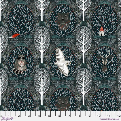 Free Spirit - Silent Night - Woodland Friends, Navy