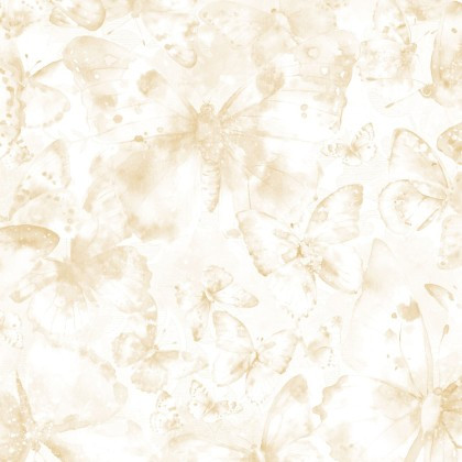 Lumin Fabrics - Flight of Fancy - Butterfly Wishes, Cream