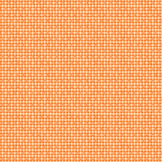 3 Wishes - Homestead Harvest - Pumpkin Patch Plaid, Orange
