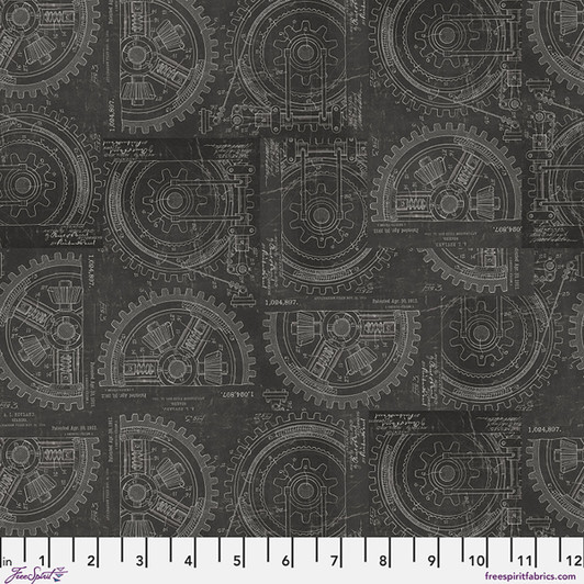 Free Spirit - Tim Holtz - Palette Curated - Gears, Neutral