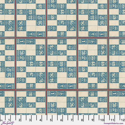 Free Spirit - Tim Holtz - Palette Curated - Numbers, Blue