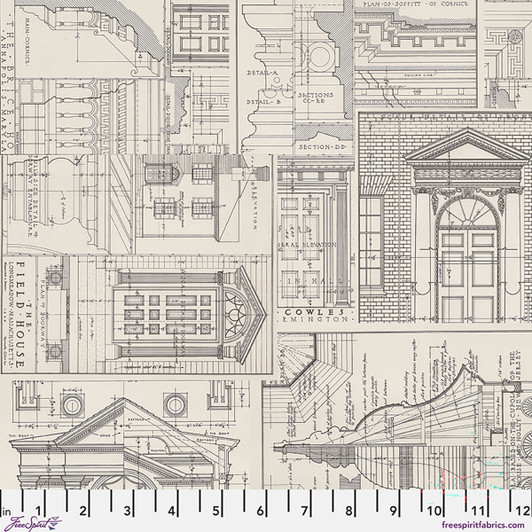 Free Spirit - Tim Holtz - Palette Curated - Schematic, Charcoal